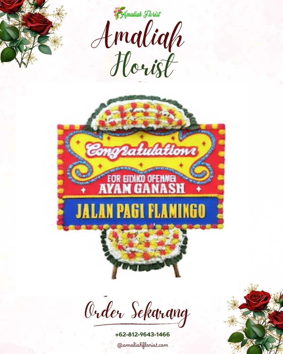 Sewa Papan Bunga Tempeh